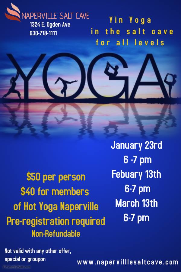 Yoga in the Salt Cave - Naperville Local Area News & Events