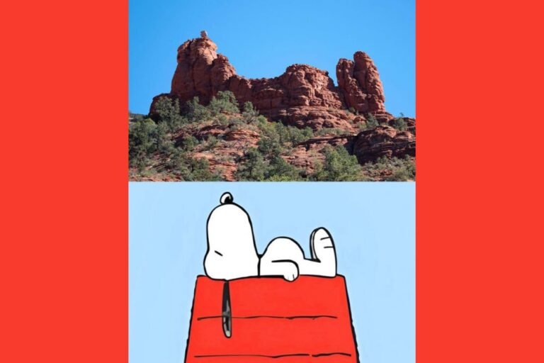 Arizona’s ‘Snoopy Rock’ Formation Looks Just Like the Beloved Peanuts Character