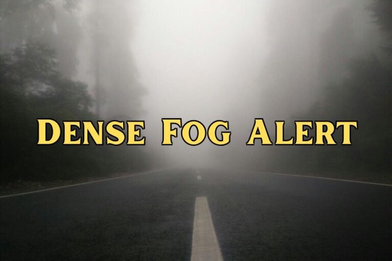 Dense Fog Alert