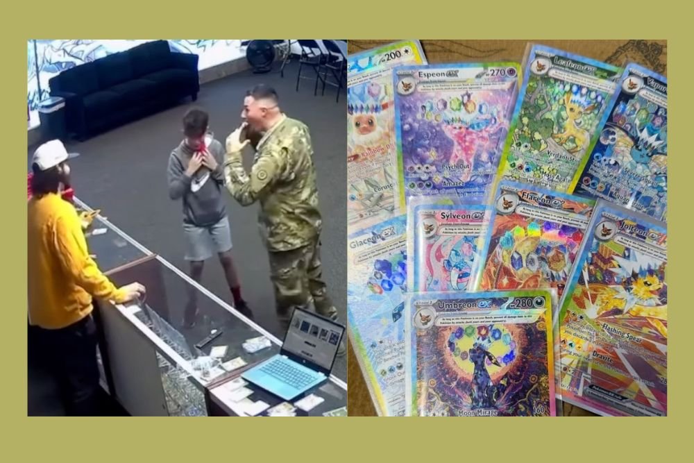 Father and Son Joke About Finding a Pokémon ‘God Pack’—Then Actually Pull One