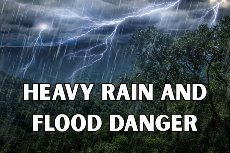 Heavy Rain And Flood Danger