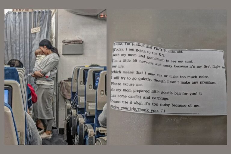 Mom Wins Hearts After Handing Out 200 Goodie Bags on 10-Hour Flight to San Francisco
