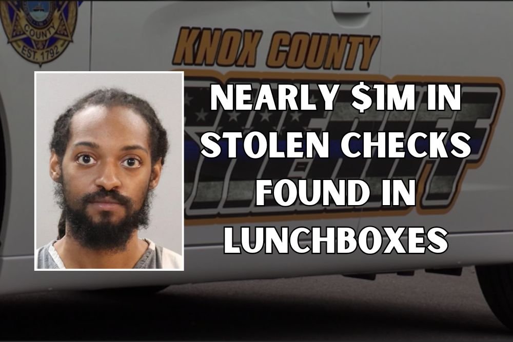 Nearly $1M in Stolen Checks Found in Lunchboxes After Tennessee Traffic Stop