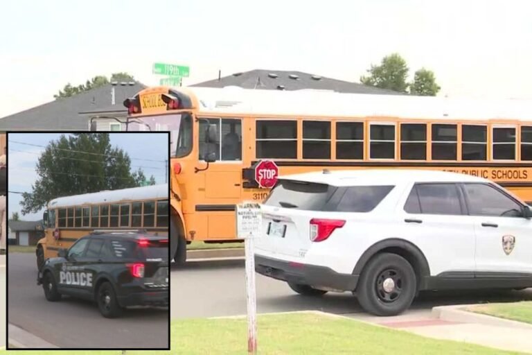 Oklahoma City Police Investigate After Gun Brandished Near School Bus