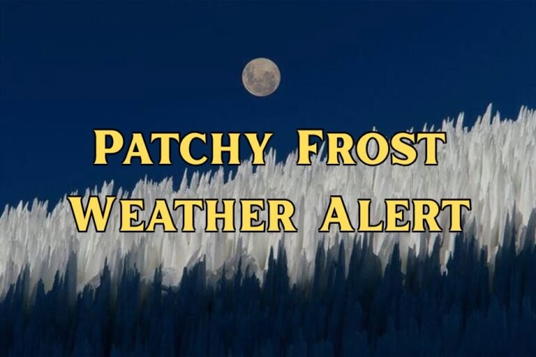 Patchy Frost Weather Alert
