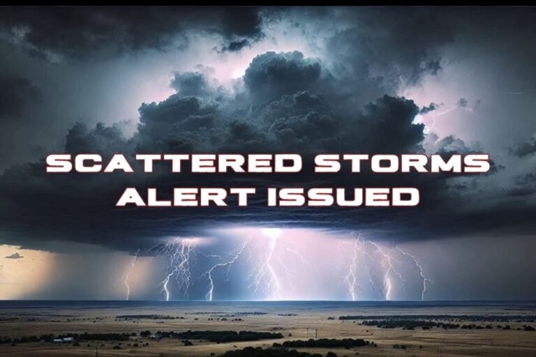 Scattered Storms Alert Issued
