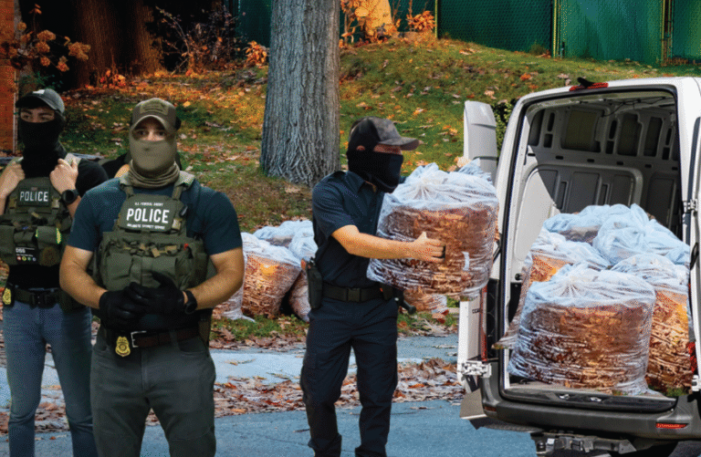 Viral Satire: ICE Agents “Detain” Fallen Leaves in Parody Post by The Needling