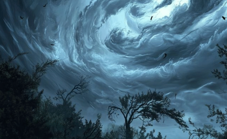 Strong Cold Front Brings Storms