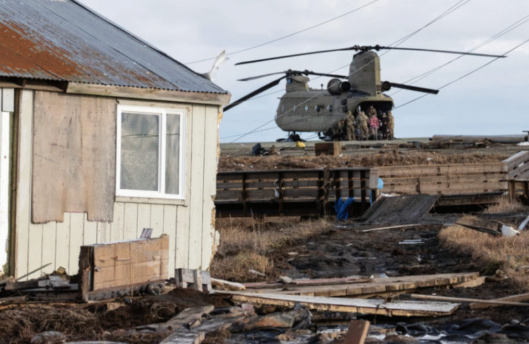 Alaska Man Captures Terrifying Moment His Home Floated Away During Typhoon Halong’s Remnants