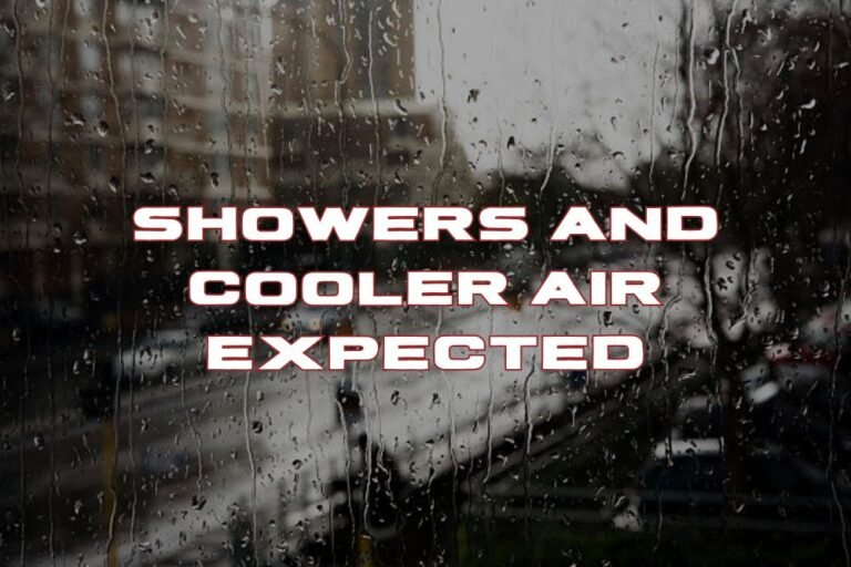Showers And Cooler Air Expected