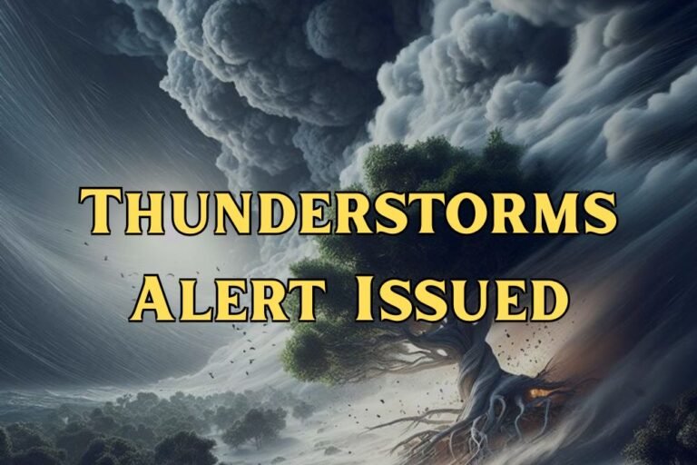 Thunderstorms Alert Issued