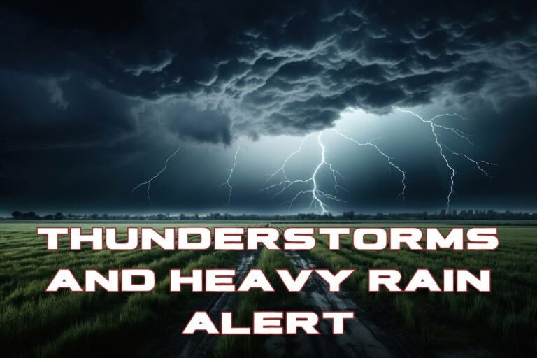 Thunderstorms And Heavy Rain Alert