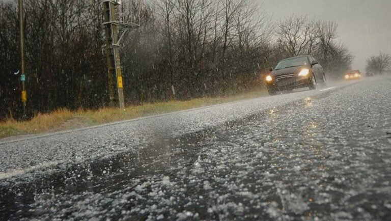 Big Hail Pounds Central Oklahoma as Overnight Storms Bring Lightning, Heavy Rain
