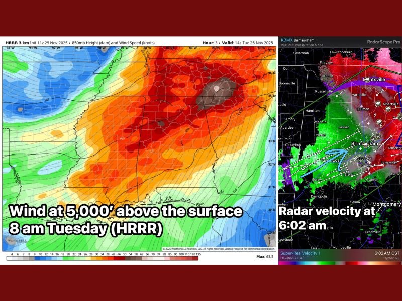 Alabama Faces New Round of Severe Thunderstorms After Morning Storm Damage Reported Across Central Counties