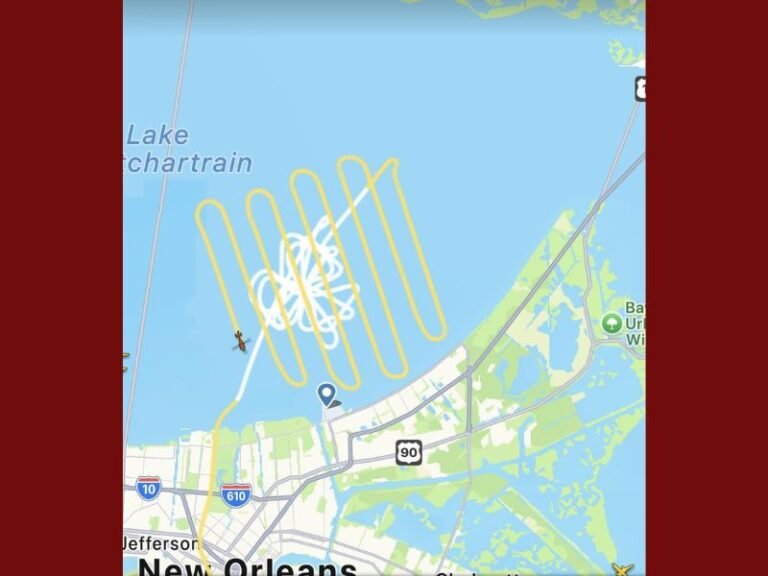 Coast Guard Launches Search After Small Plane Loses Contact Over Lake Pontchartrain Near New Orleans