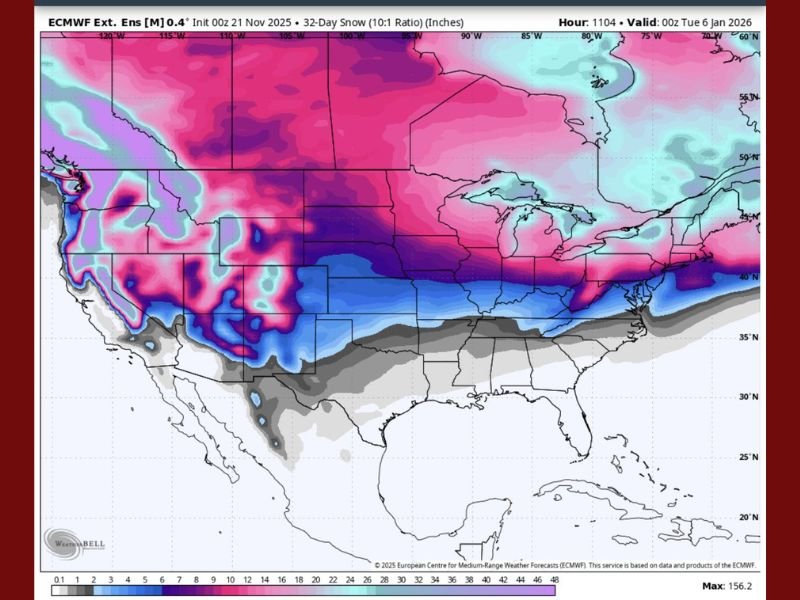 European Weather Model Sparks Humor as Tennessee Sees Snow While Rest of the South Barely Gets a Dusting