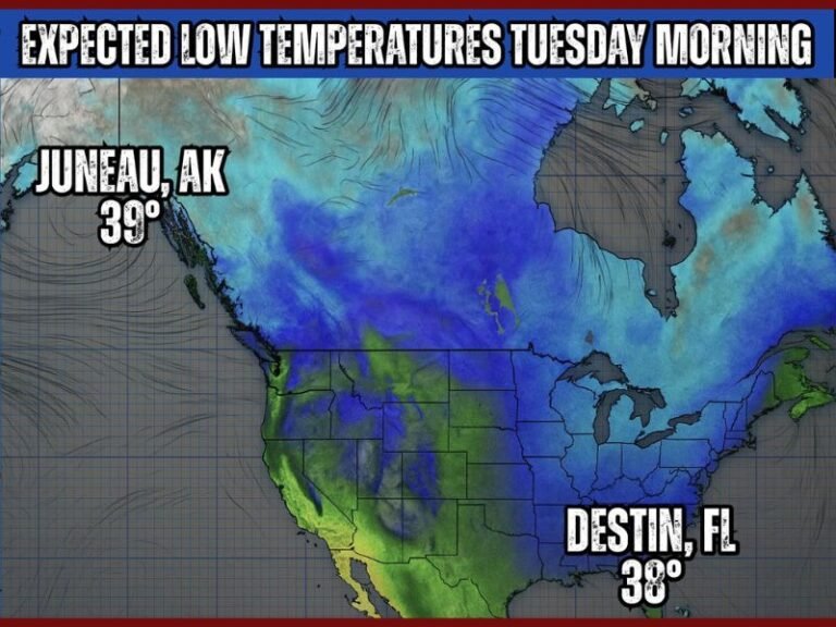 Florida to Feel Colder Than Alaska as Arctic Blast Pushes Deep South