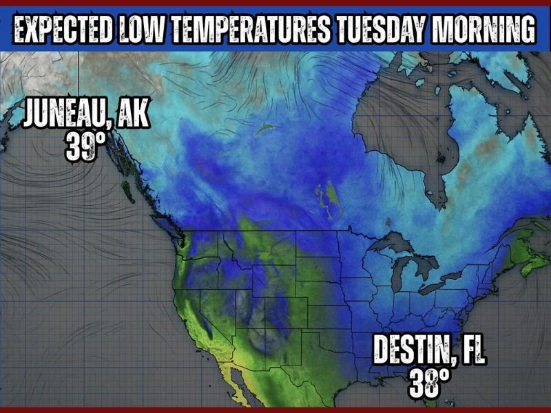Florida to Feel Colder Than Alaska as Arctic Blast Pushes Deep South