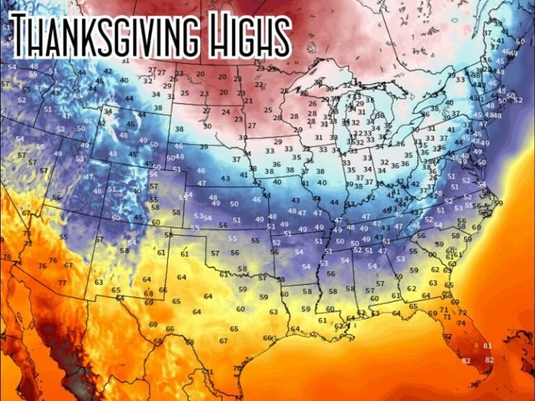 Florida to Stay Warm on Thanksgiving as Cold Front Brings Chill to the Rest of the U.S.