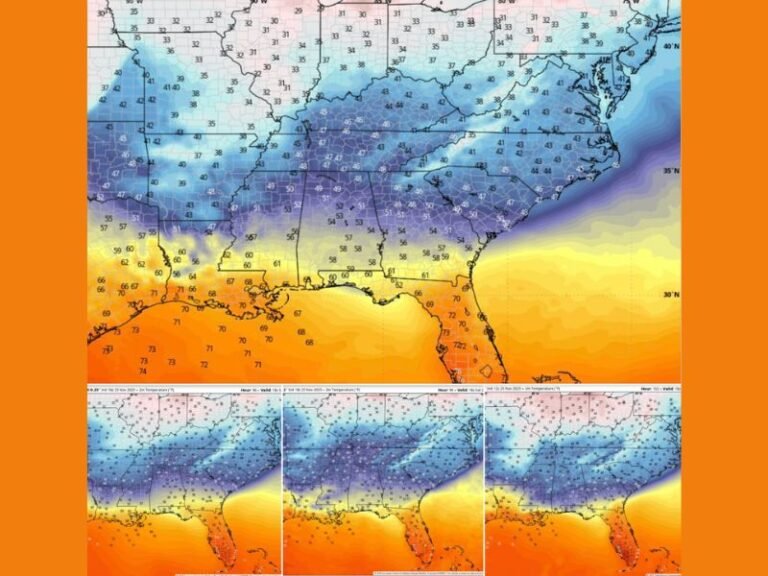 Georgia and the Southeast Brace for Cold Air and Chaotic Crowds on Black Friday as Temperatures Drop Across Region