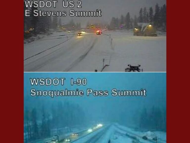 Heavy Snowfall Creates Hazardous Conditions on Stevens and Snoqualmie Pass as Travel Restrictions Tighten Across Washington Mountains