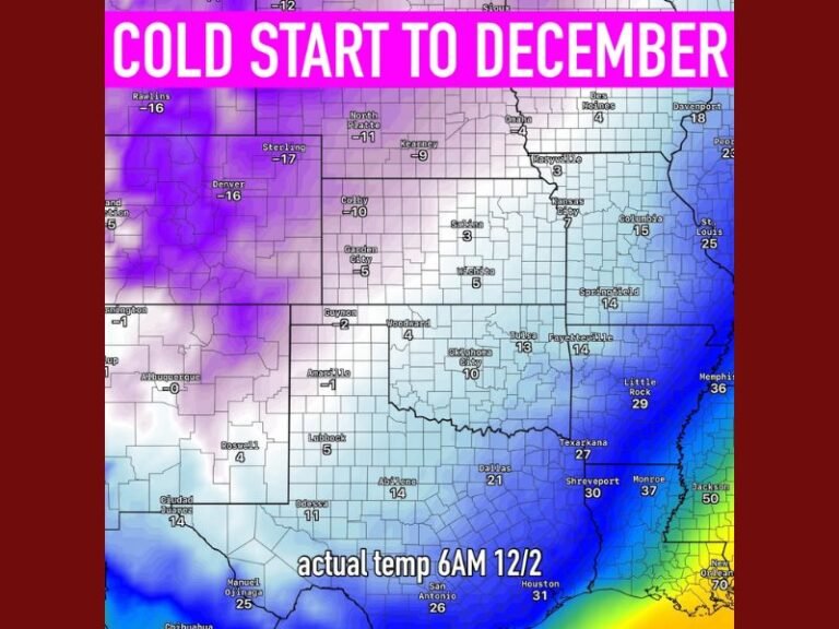 Major Cold Front to Hit Illinois and Midwest, Sending Temperatures Into the Teens to Start December