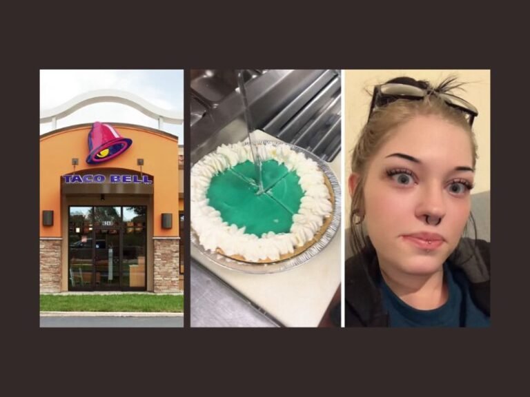 Taco Bell Worker in South Carolina Sparks Outrage After Revealing Frozen ‘Baja Blast Pie’ That ‘Looks Fresh Outta Chernobyl’