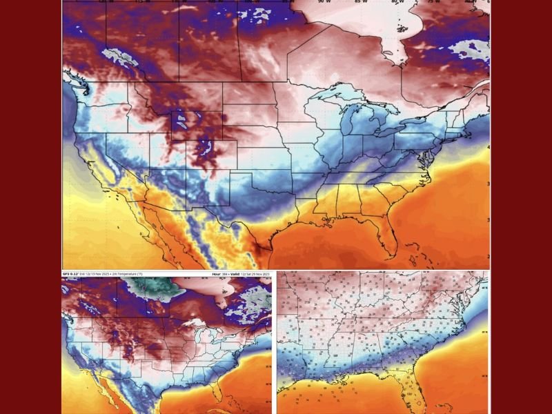 Thanksgiving Weather Forecast: Severe Storms to Hit First, Followed by Arctic Blast Across Most of the U.S.