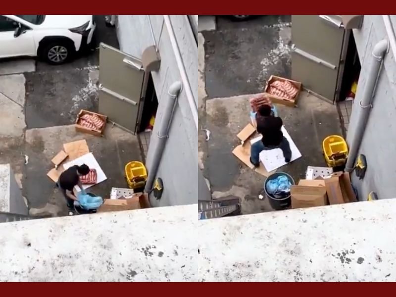 Viral TikTok Shows San Jose Restaurant Worker Throwing Frozen Meat on Dirty Ground to Break It Apart