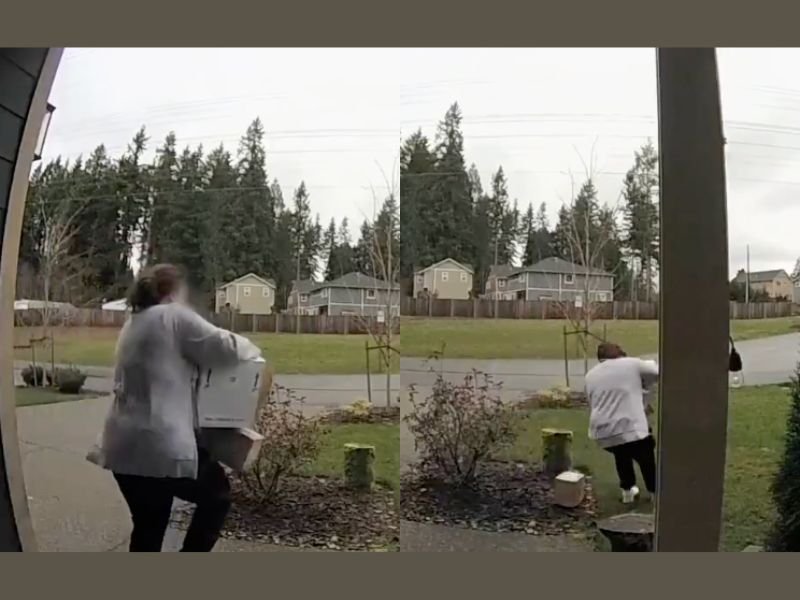 Washington Porch Pirate Slips on Wet Lawn, Injures Ankle While Stealing Packages, Leading to Arrest