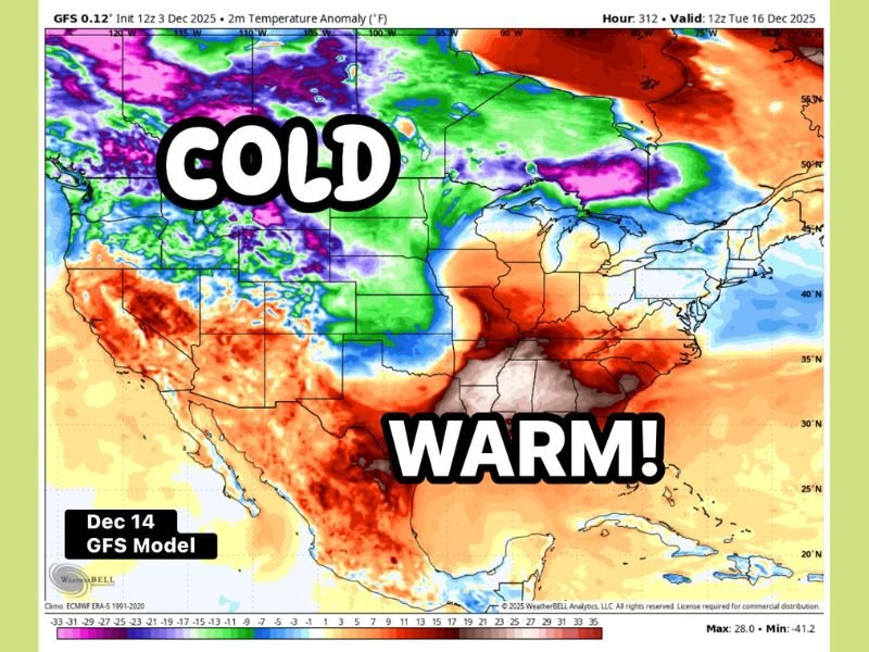 Alabama Weather Shift: Mid-December Warmup to Bring Relief After Early Cold Snap Across the South