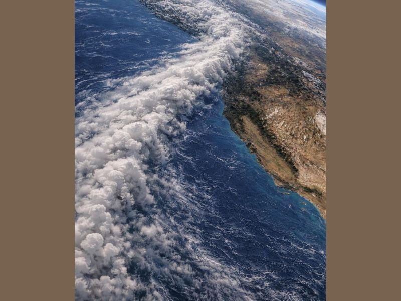 California, Oregon, and Washington Face Massive Atmospheric River as ISS Captures Enormous Storm Bands Over the Pacific