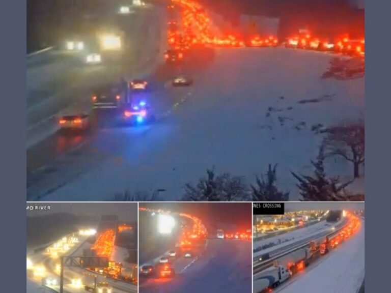 Dozens of Accidents and Highway Closures Reported as Winter Storm Shuts Down I-64 and Highway 141 in St. Louis