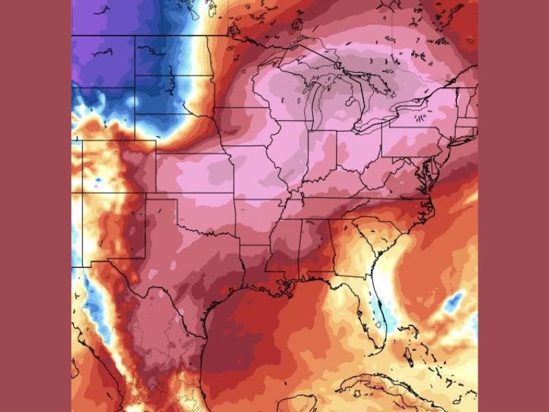 Illinois, Texas, and Gulf Coast States to See Major Warmup Late Next Week After Early December Cold Snap