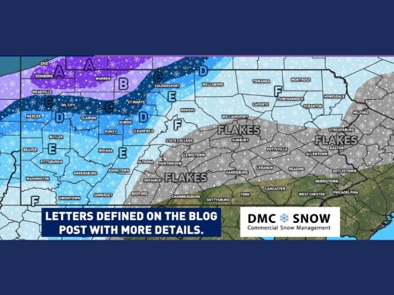 Lake-Effect Winter Storm to Deliver Heavy Snow Across Northwestern Pennsylvania Through Wednesday Morning