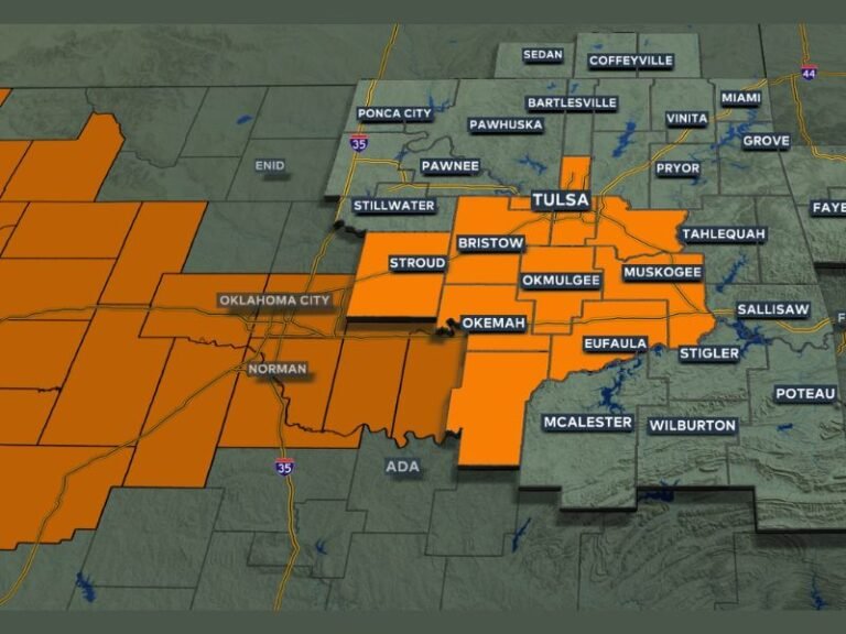 Oklahoma Travel Advisory Issued as Freezing Drizzle, Sleet, and Snow Threaten Tulsa and Surrounding Counties Early Thursday