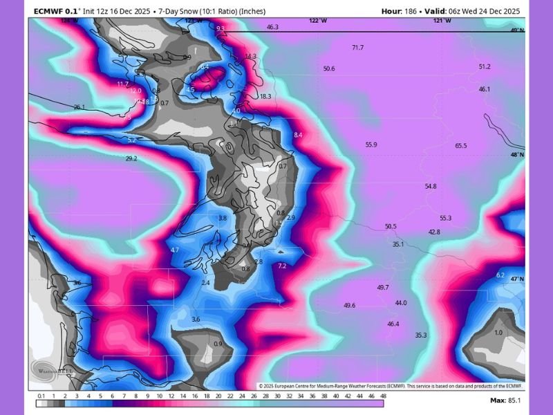 Pacific Northwest Weather Pattern Shifts as Blizzard Warnings, Flooding Concerns, and Several Feet of Mountain Snow Dominate the Forecast