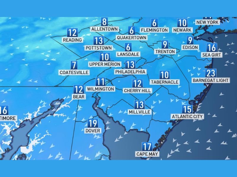 Pennsylvania, New Jersey, and New York Brace for Brutal Early-Week Cold as Temperatures Plunge Into the Teens
