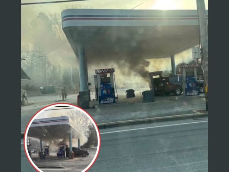 Rhode Island Gas Station Fire Erupts on Hartford Ave as Crews Race to Extinguish Burning Vehicle in Johnston