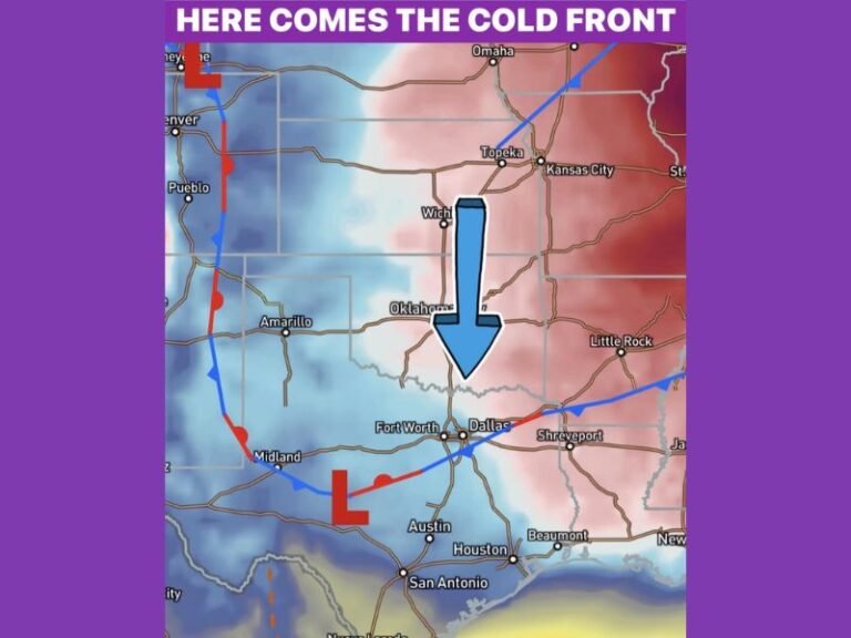 Texas Braces for Strong Arctic Cold Front Bringing Freezing Temperatures, Dangerous Wind Chills and Widespread Monday Freeze