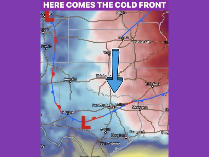 Texas Braces for Strong Arctic Cold Front Bringing Freezing Temperatures, Dangerous Wind Chills and Widespread Monday Freeze