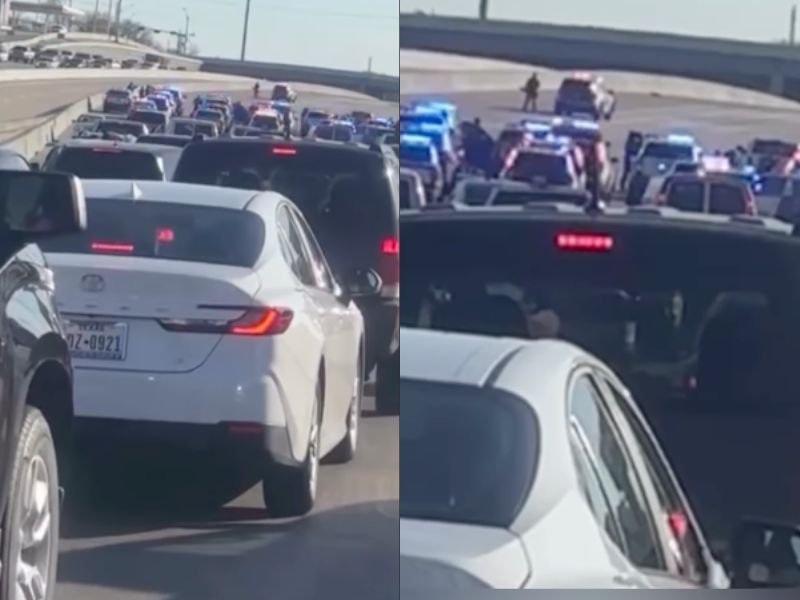 Texas Police Arrest Two Suspects After Armed Robbery Leads to High-Speed Chase on I-35E Near Downtown Dallas, Officials Say