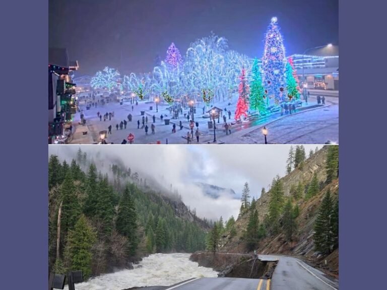 Washington’s Highway 2 Expected to Remain Closed for Months After Major Washouts Cut Off Access to Leavenworth and Nearby Communities