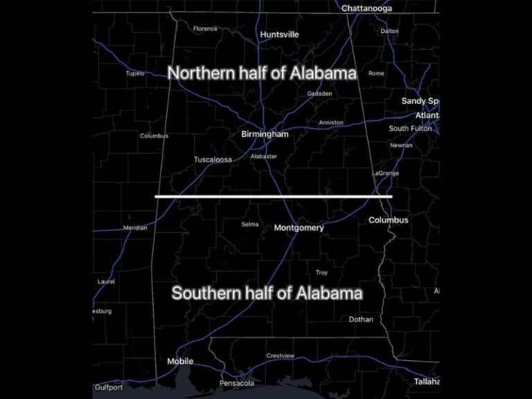 Alabama Faces Overnight Flash Flood Threat in the North as Isolated Severe Storms Target Southern Counties