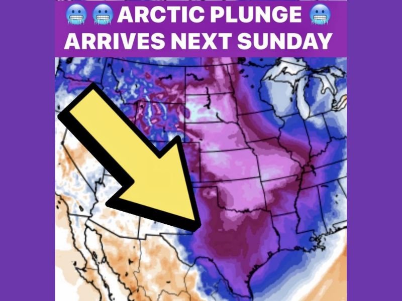 Arctic Airmass Shifts South Toward Texas, Oklahoma, and Arkansas as Late-January Pattern Signals Cold Surge and Wintry Precipitation Risk