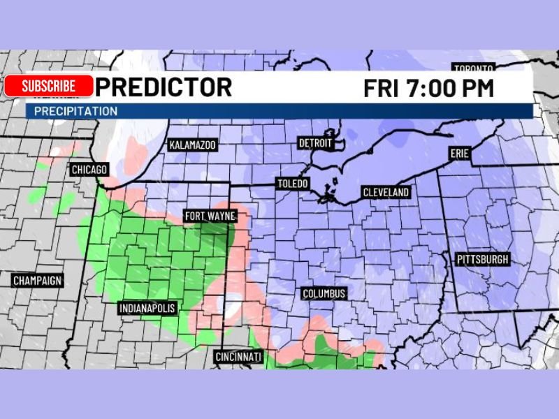 Friday Clipper System Brings Next Snow Chance to Illinois and the Midwest With Gusty Winds and Blowing Snow Concerns