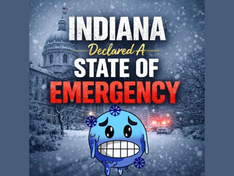 Indiana Declares State of Emergency as Heavy Snow Intensifies Overnight and Dangerous Conditions Loom Into Tomorrow