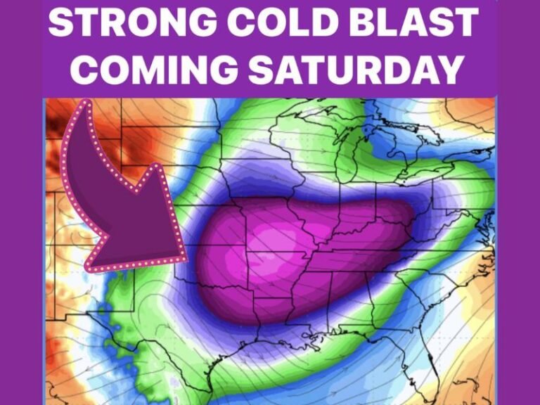 North Texas Faces a Sudden Winter Shock as Powerful Cold Blast Brings All-Day Chill and Freezing Night Ahead