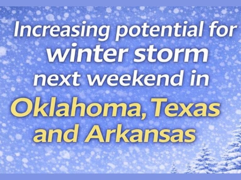 Oklahoma, Texas, and Arkansas Could Be Setting the Stage for a Late-Week Winter Storm as Early Signals Begin to Align