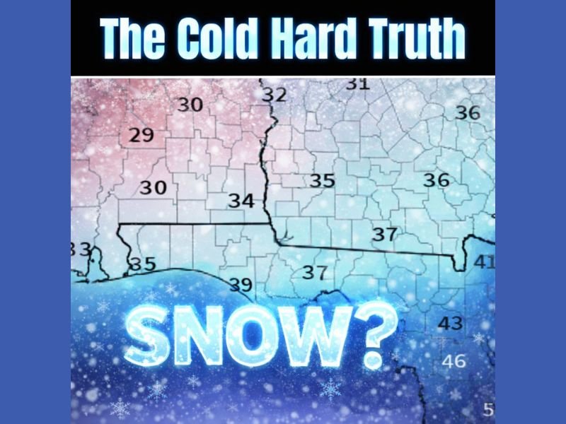 The Cold, Hard Truth: Why Sunday Snow in Florida and the Southeast Is Possible — But Far From Guaranteed